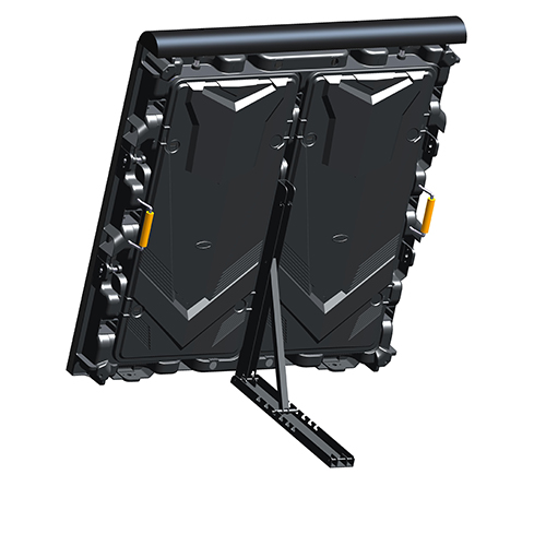 Paramètre LED avec panneau en aluminium moulé sous pression léger pour affichage à LED de stade de sport et installation fixe